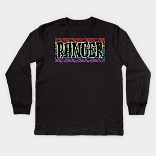 LGBTQ PATTERN USA RANGER Kids Long Sleeve T-Shirt